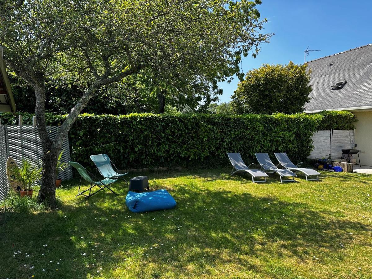 Les Temps Heureux Proche Du Centre Et Plages Quimper Luaran gambar